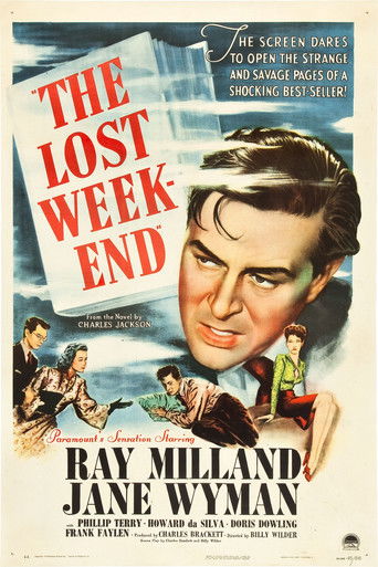 دانلود فیلم The Lost Weekend 1945 (تعطیلی از دست رفته)